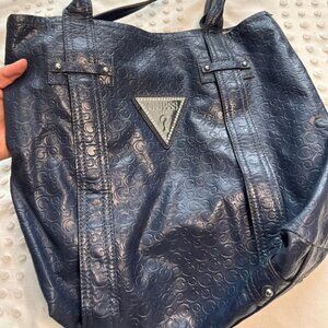 guess blue bag